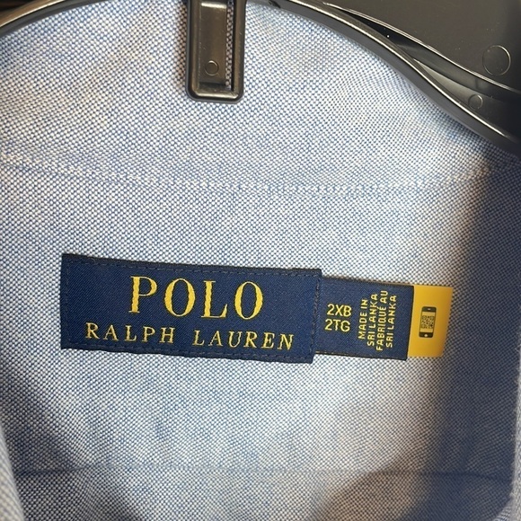 Sold Polo by Ralph Lauren | Classic Fit Flag Oxford Camp Shirt NWT 2XB - Picture 5 of 7